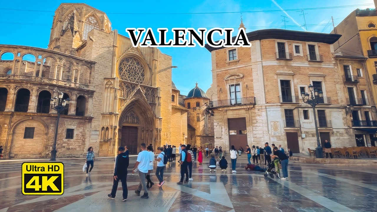 VALENCIA IS ONE OF THE MOST BEAUTIFUL MEDITERRANEAN CITIES IN SPAIN🇪🇸|VALENCIA WALKING TOUR 4K60FPS