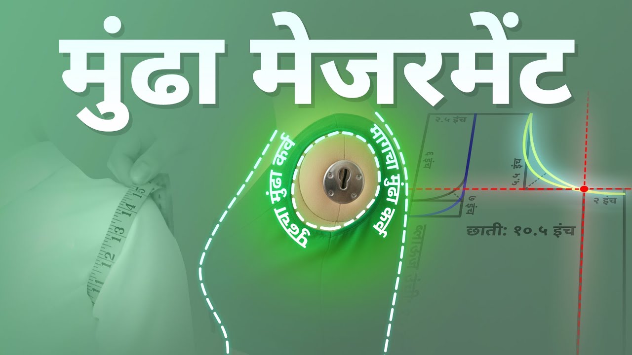 परफेक्ट ब्लाऊज मुंढा (आर्महोल ) मेजरमेंट | स्टेप बाय स्टेप + मोशन ग्राफिक्स | Armhole Measurement