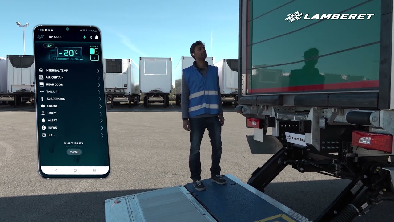 LCV LAMBERET COMMANDE VOCALE | 1ère carrosserie frigorifique commandée par interface MUX vocale