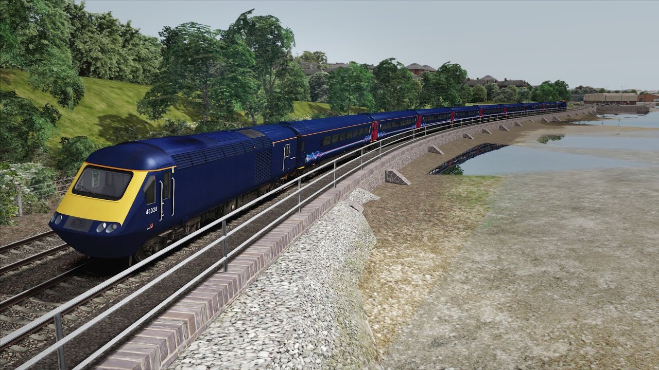Train Simulator classic 2024 AP class 43 HST Riviera Line Exeter St davids - Newton Abbot