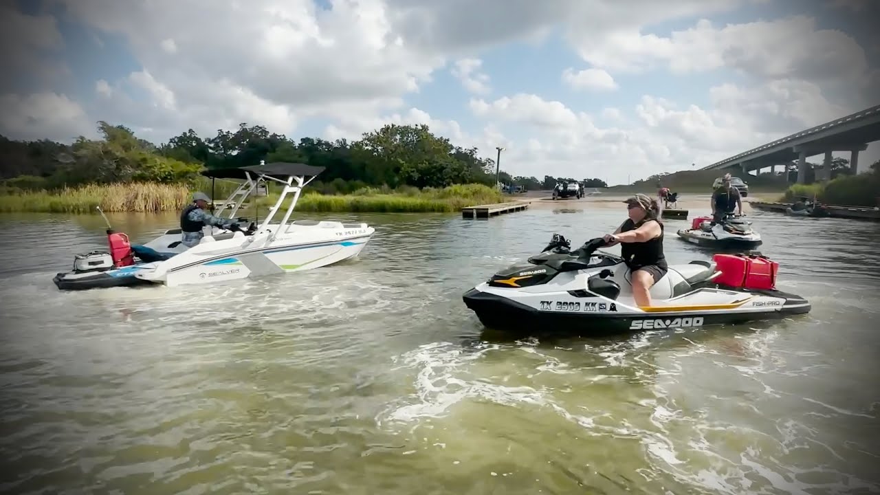 Long Distance Jetski Ride from San Bernard to Matagorada
