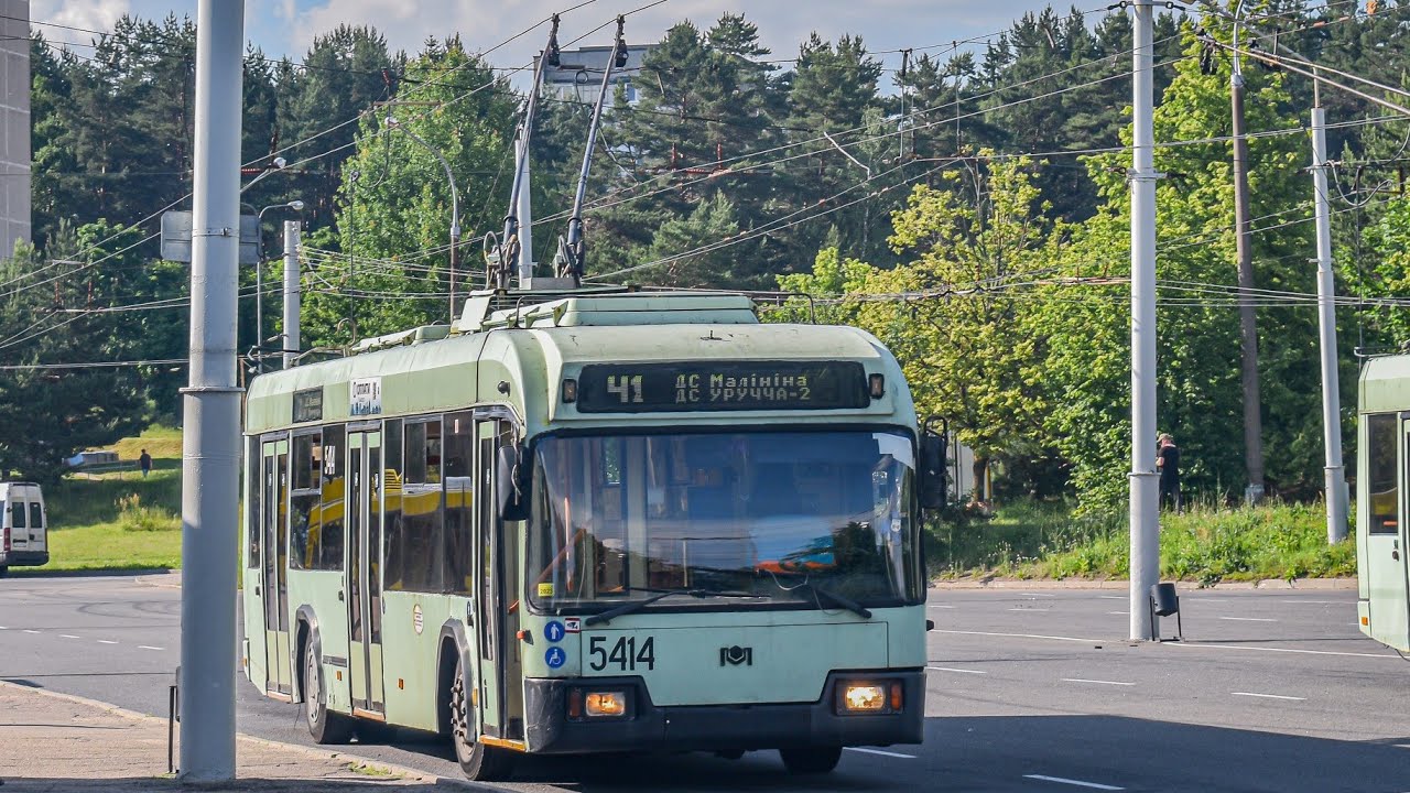 ПОЕЗДКА НА БКМ-32102 (БОРТ.№5414) маршрут №29