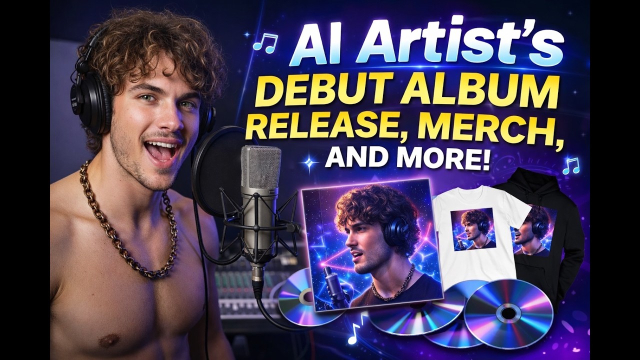 AI Artist's New Releases, Strategy, and Merch Info