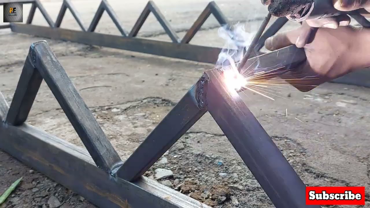 How To Make Metal Stairs Steps || Stairs Install Easy Metal Working