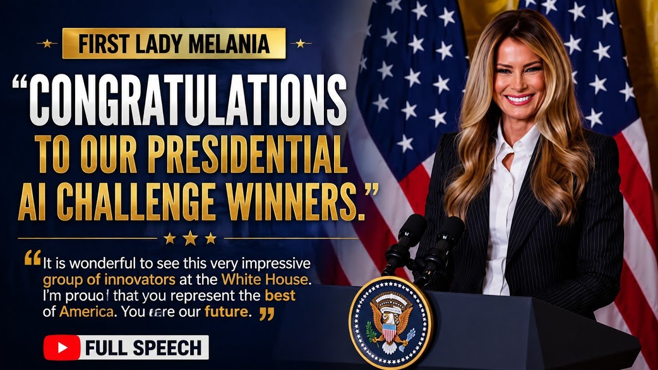 First Lady Honors AI Challenge Winners at the White House | America's Future Innovators 🇺🇸