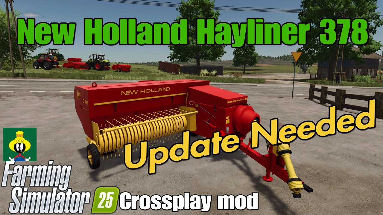 Модификация для кроссплатформенной игры New Holland Hayliner 378 / FS25