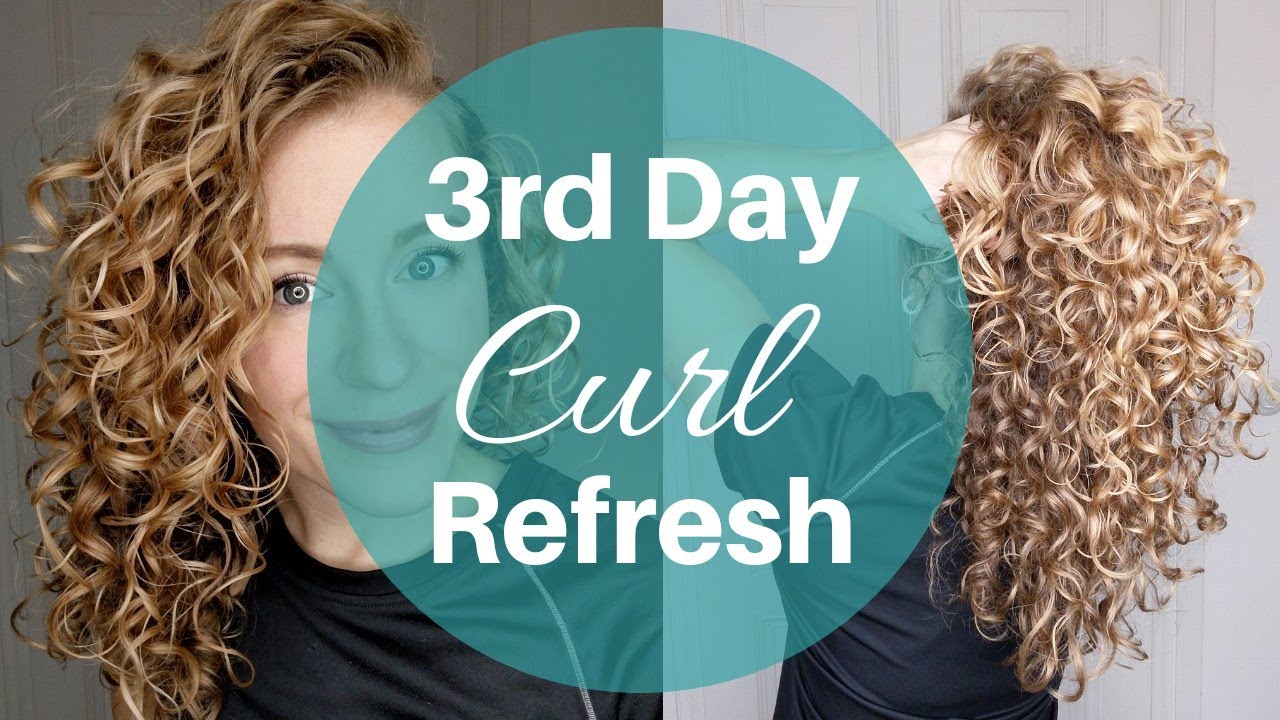 Easy Day 3 Curly Refresh!  With Mousse, Dry Shampoo and Shine Spray