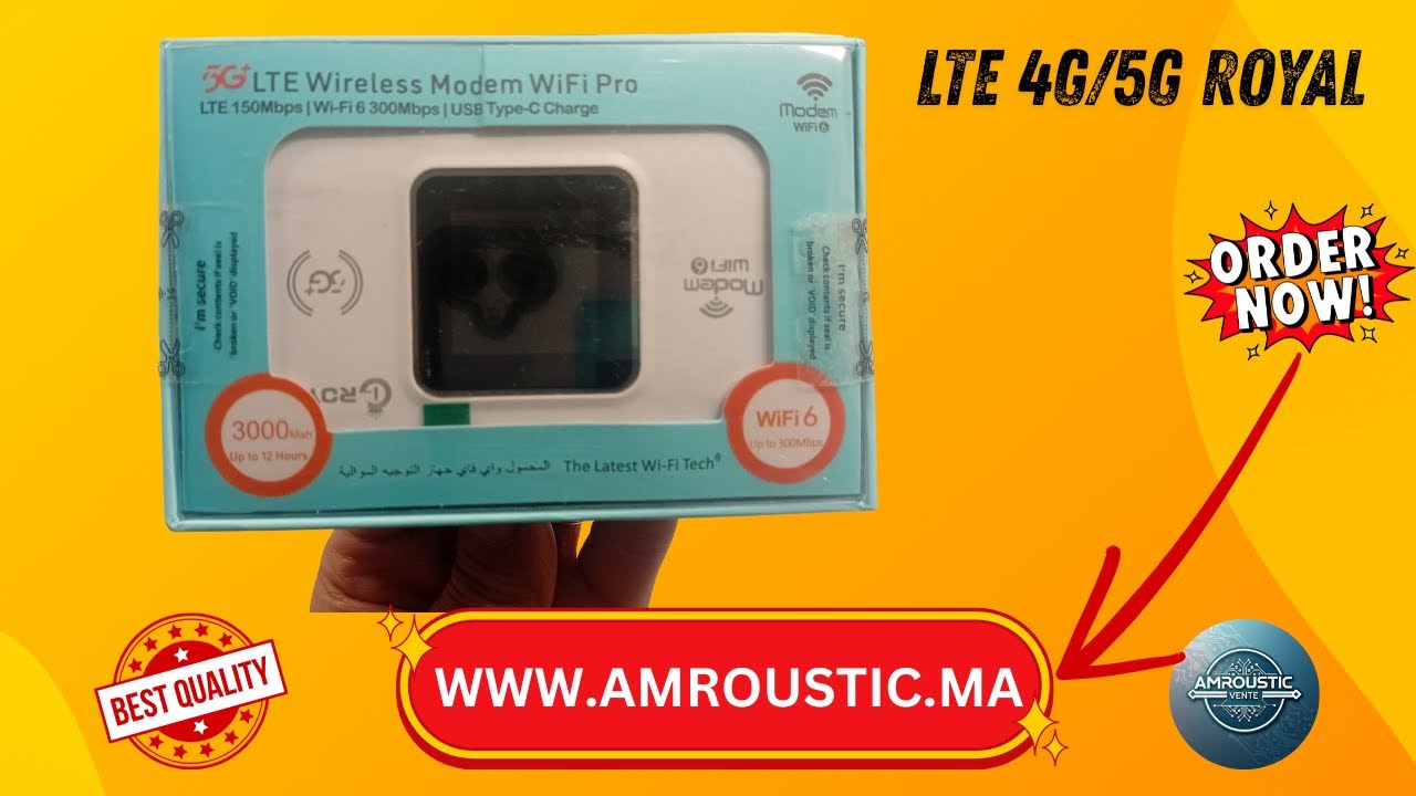 Lte 4G/5G Royal wireless modem Wifi Pro Wifi 6
