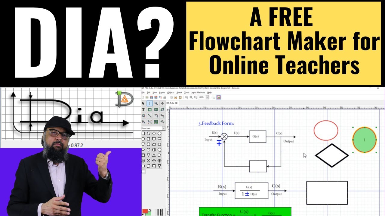 Dia A Free Open Source Flowchart Maker for Online Teachers