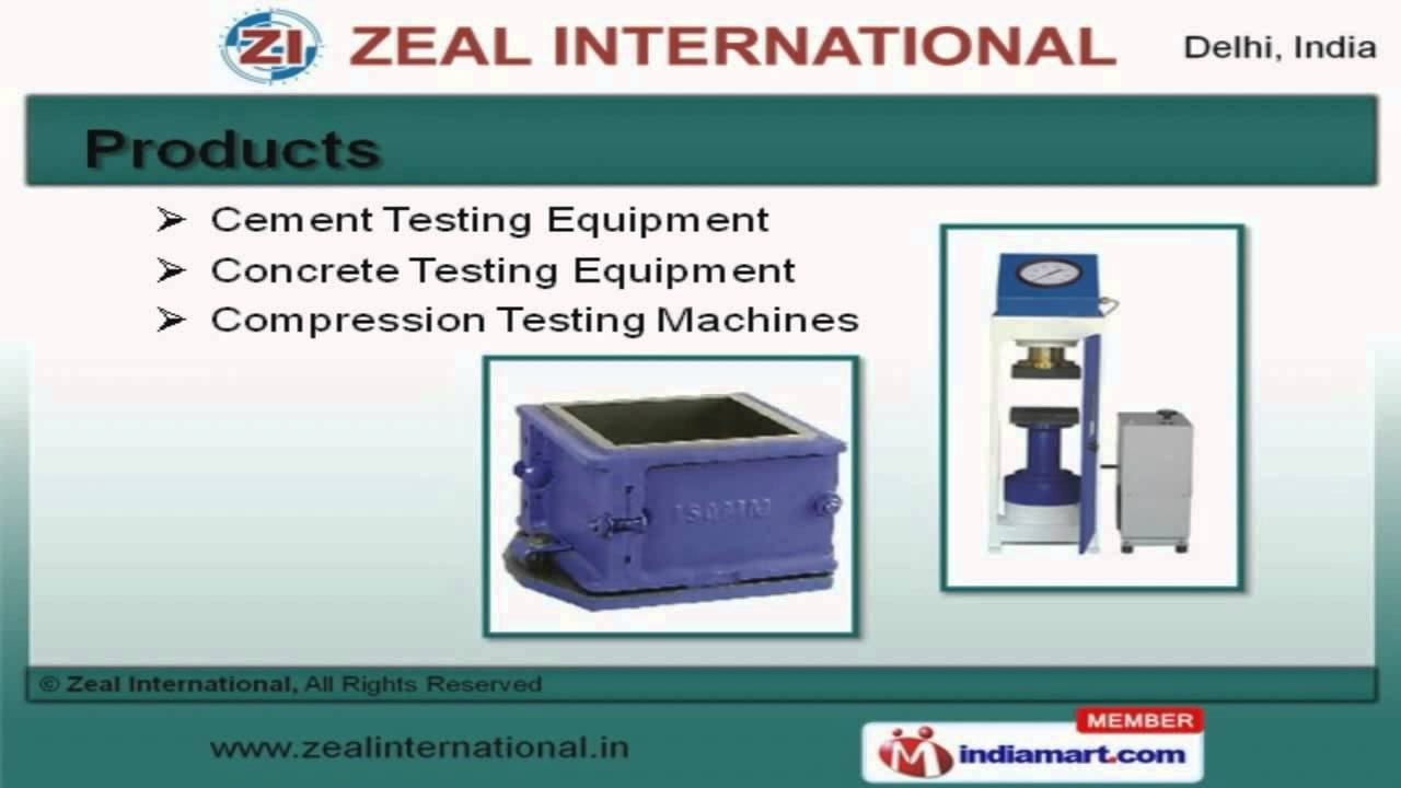 Material Testing Equipment by Zeal International, New Delhi