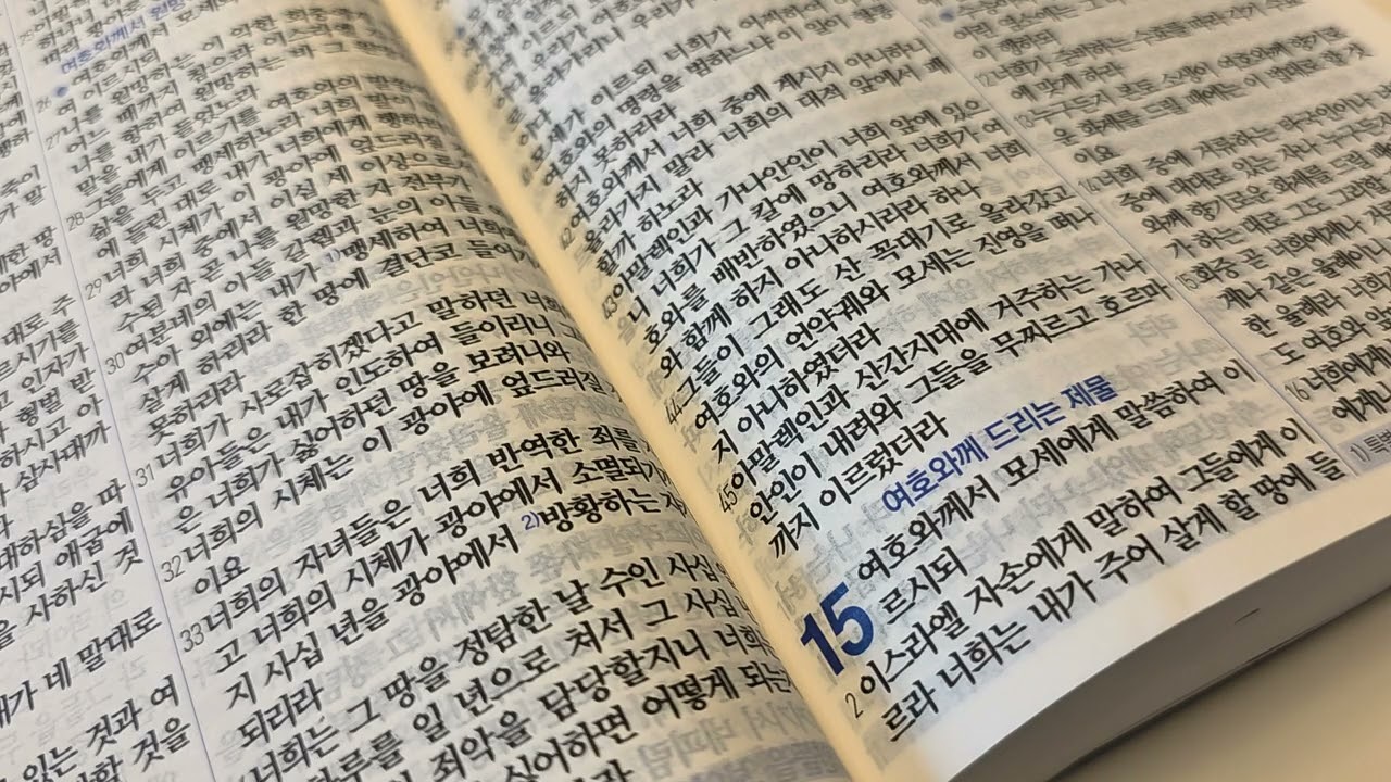 [민수기] 14장-15장