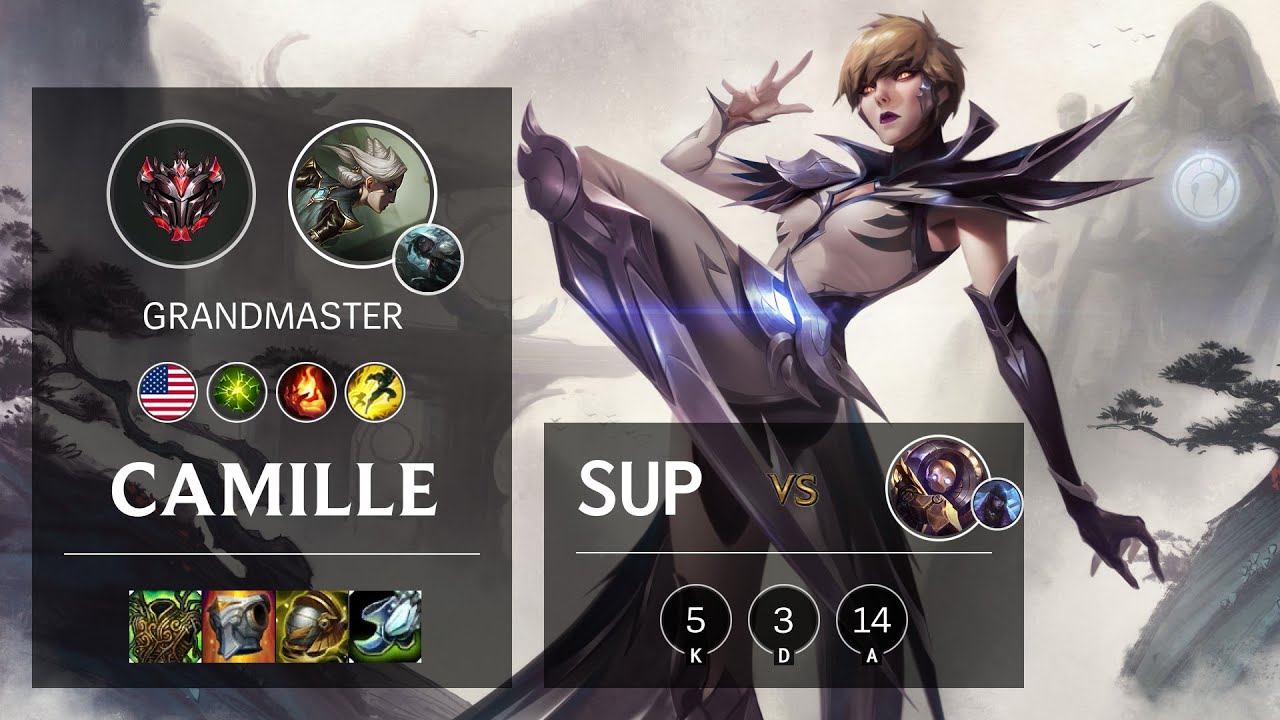 Camille Support vs Blitzcrank - NA Grandmaster Patch 10.19