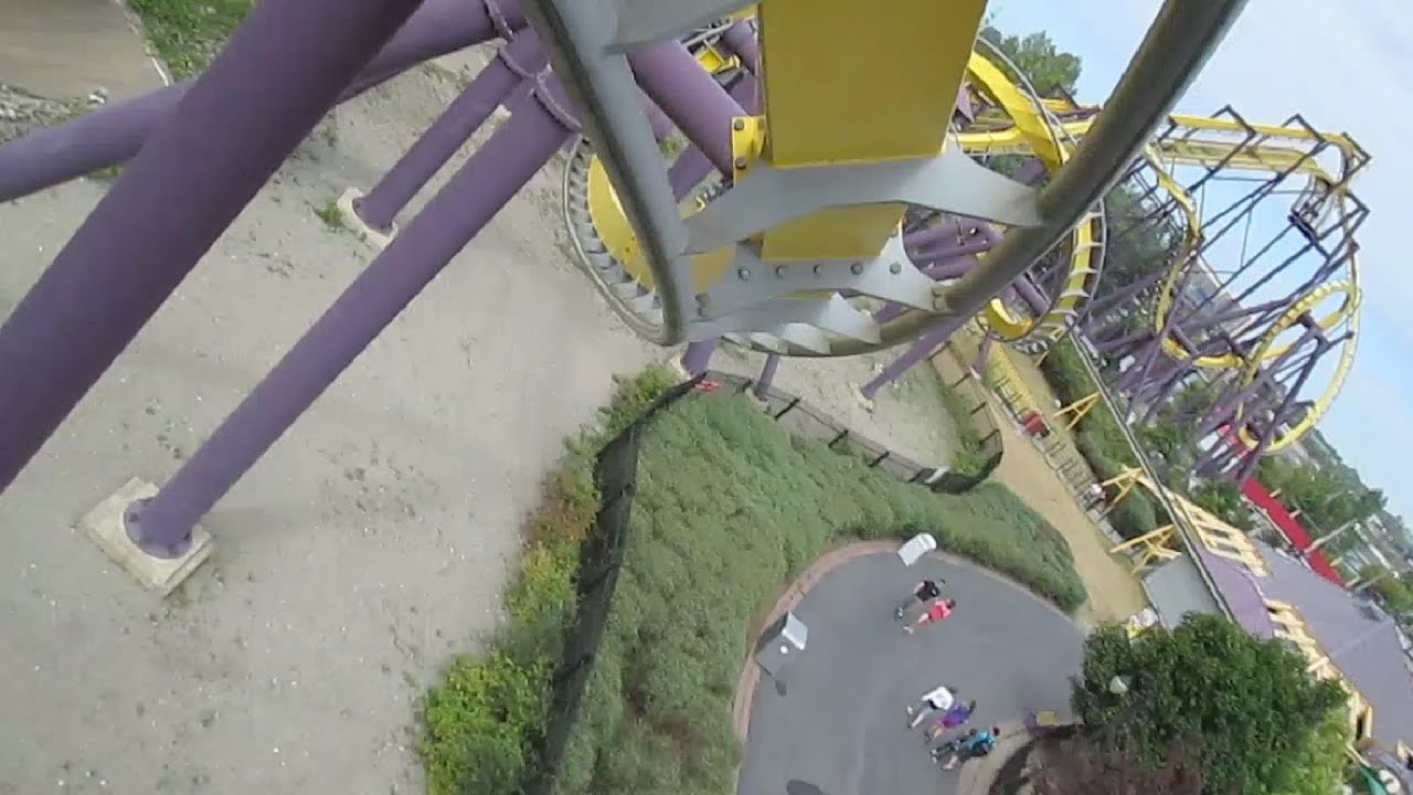 Le Vampire front seat on-ride HD POV La Ronde
