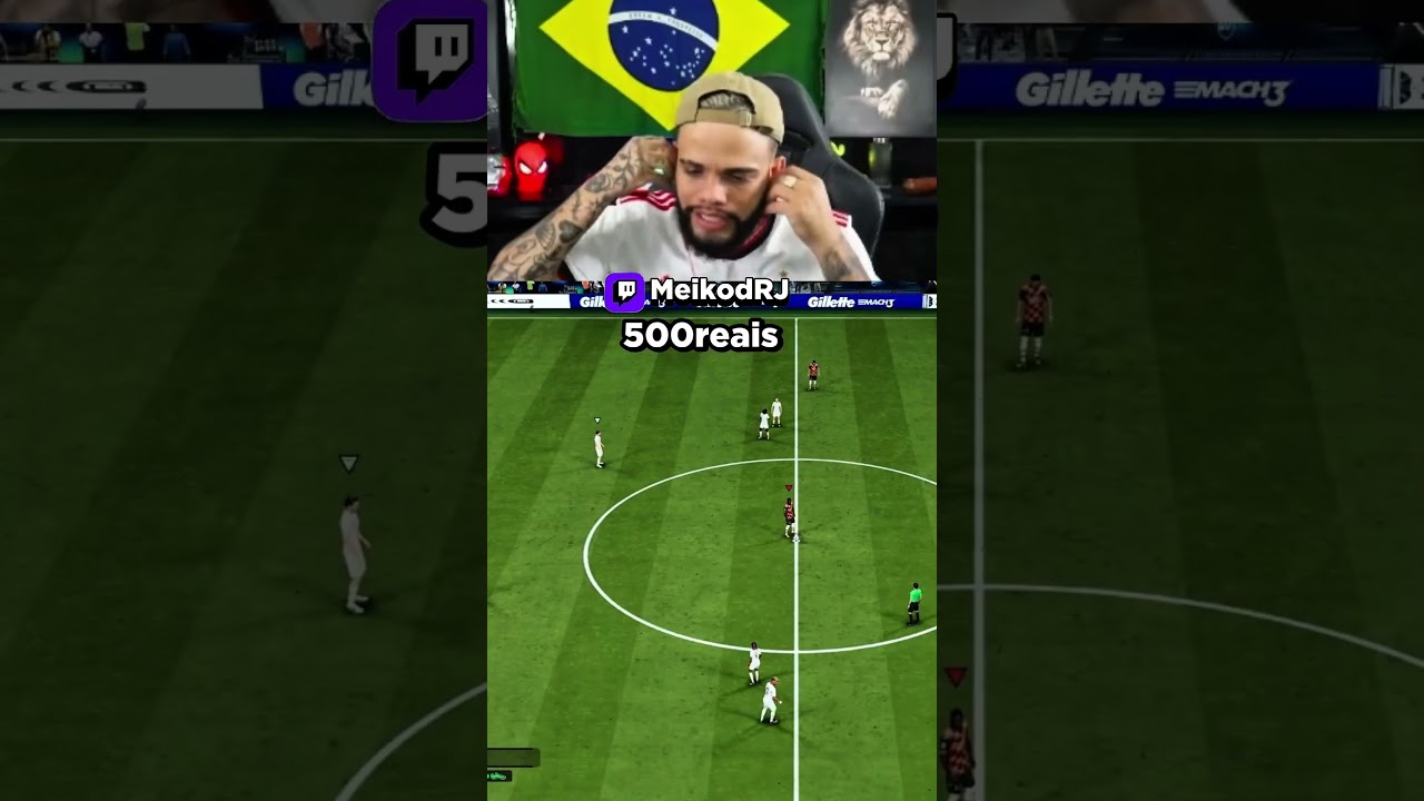 Ca&iacute; contra um bugador na minha primeira partida de fifa #meikod #meikodrj