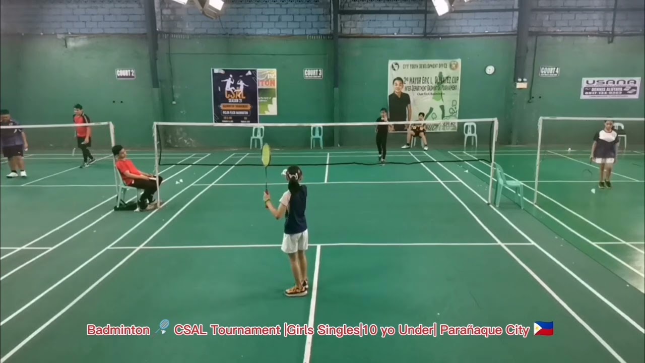 Badminton 🏸 Tournament |Girls Singles |10U✨Game 3|Part 2 🎈 Parañaque City 🇵🇭