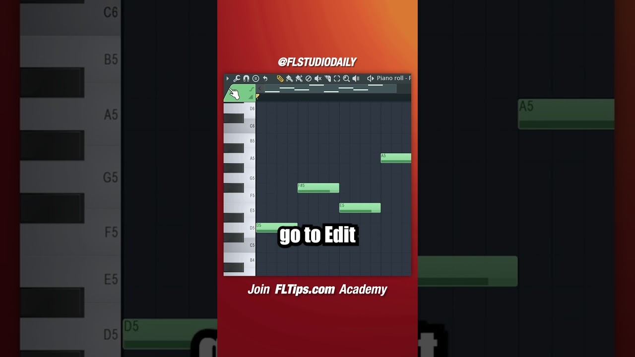 Resize Notes From Left In Piano Roll | FL Studio Tutorial 