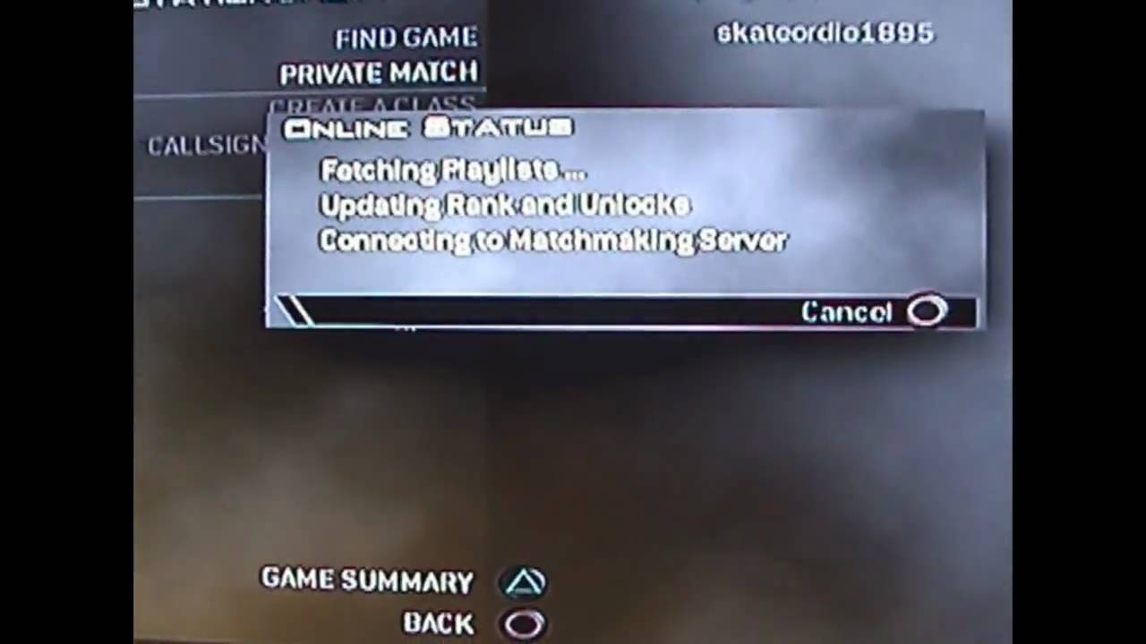 MW2 PS3 ONLINE PROBLEMS AFTER PATCH 1.07!!