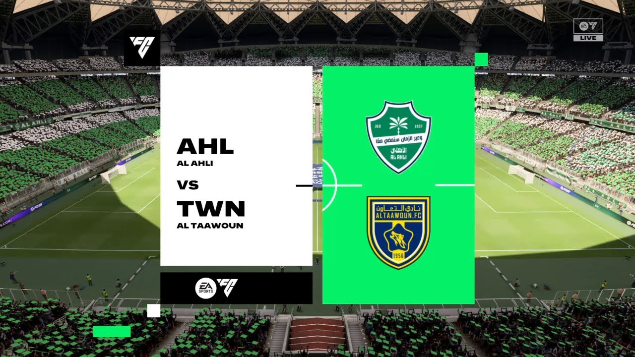 FC 26 - AL AHLI SFC VS AL - TAAWOUN - جولة 15 - دوري روشن السعودي