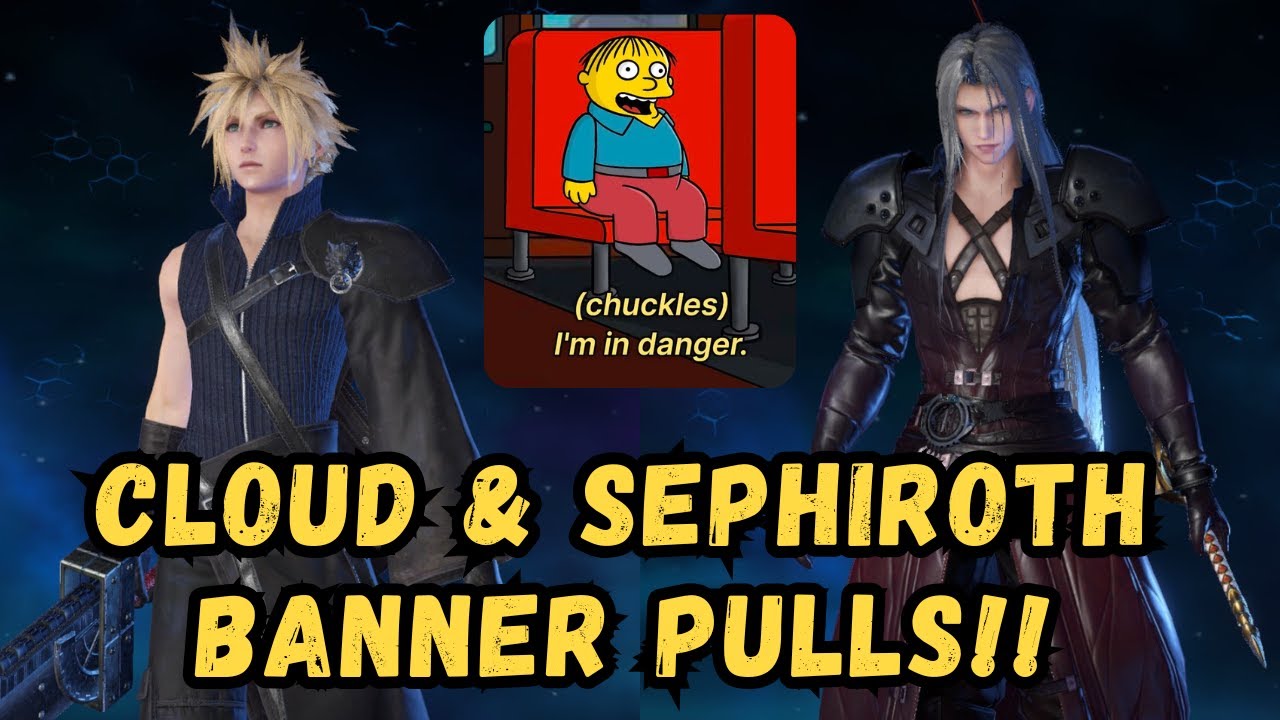 Баннеры ко второй годовщине Клауда и Сефирота! — FF7 Ever Crisis