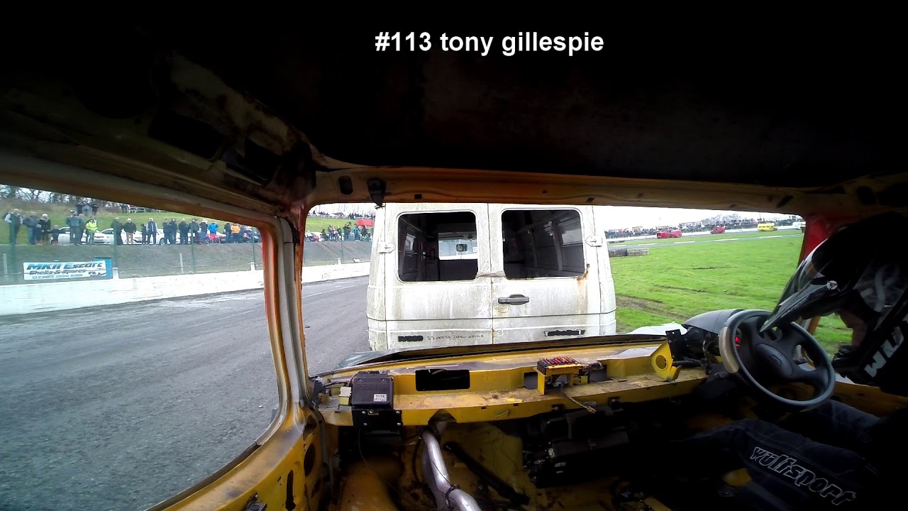 #113 tony gillespie big van bangers tullyroan oval