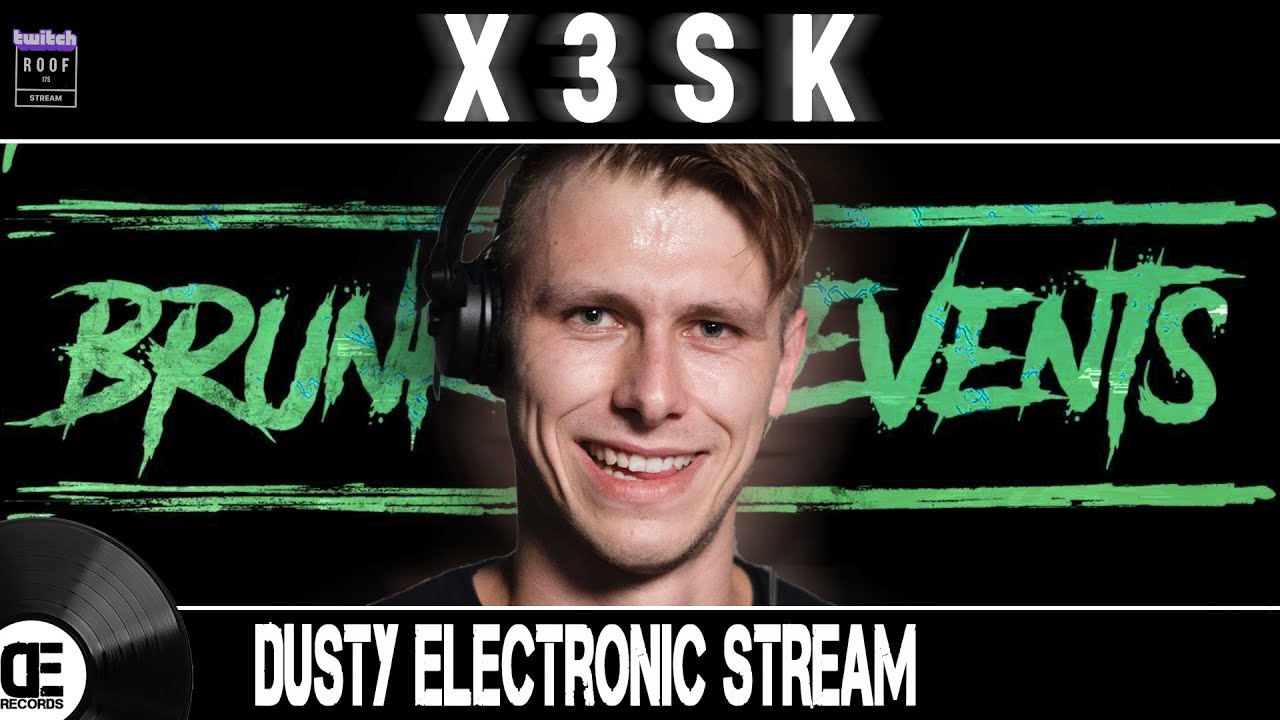 x3sk - Early Rave/Terror Mix - Dusty Electronic Stream - Roof 175 - Twitch Livestream - 30.05.2020