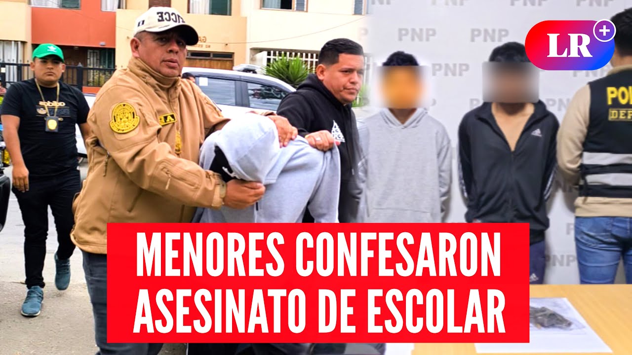 Trujillo: menores CONFIESAN ASESINATO de ESCOLAR de 16 años cuando IBA a su COLEGIO | #LR