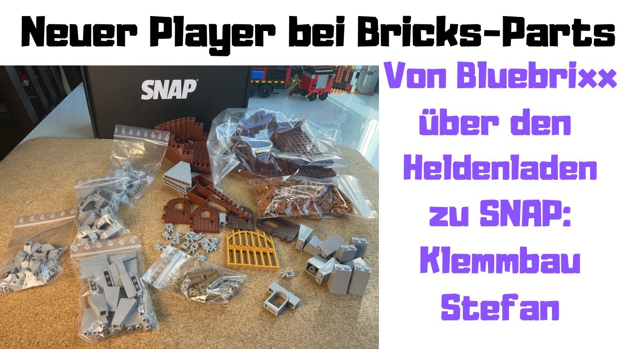 Kauft der Held der Steine auch bei SNAP? Einzelteileshop von Stefan - Direkt zum Start wieder dicht!