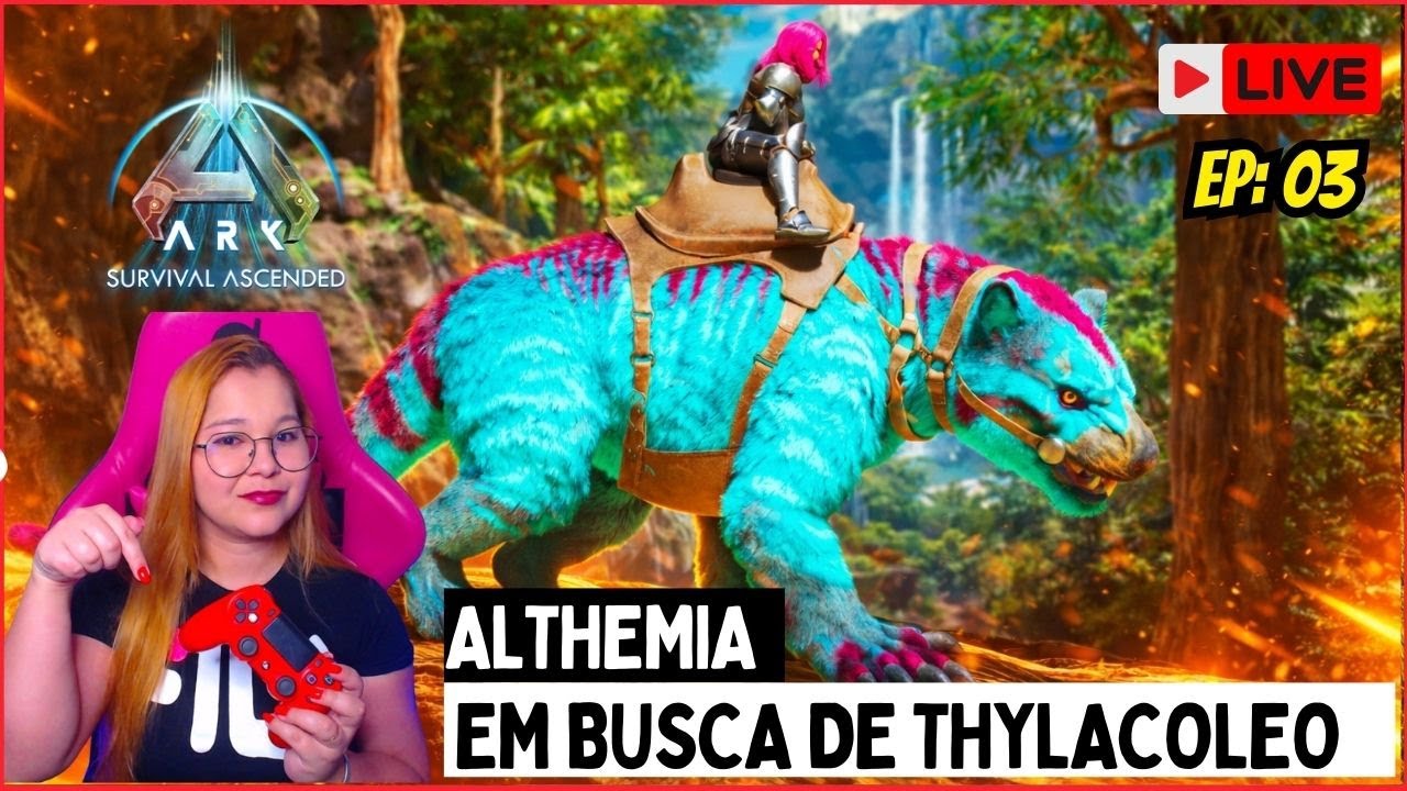 🔥ARK ASCENDED🔥 -  ALTHEMIA - Vamos domar Thyla 🏹🦖 !discord !servidor !pix