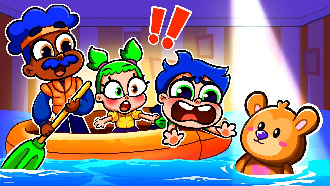 🌧️🎵 Flood Song for Kids | Fun Learning Song About Rain and Safety