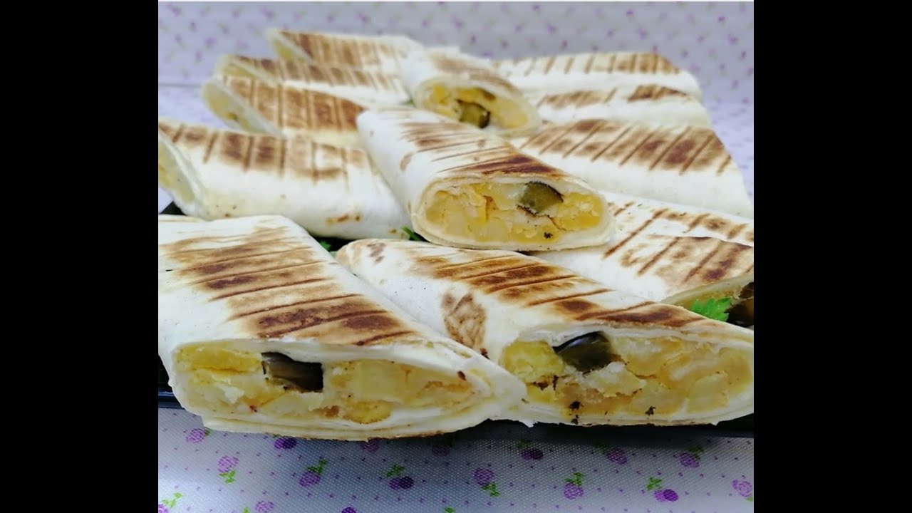 شاورما البطاطا 🥔🥔صاج البطاطا 🍟🍟أطيب وصفه اقتصاديه👍 والطعم خياااال😋 وتحدي💪