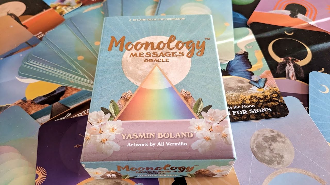 🌙 Moonology Messages Oracle (Unboxing & Reading) 🌑🌒🌕🌘🌑 Orakelkarten von Jasmin Boland & Ali Vermilio