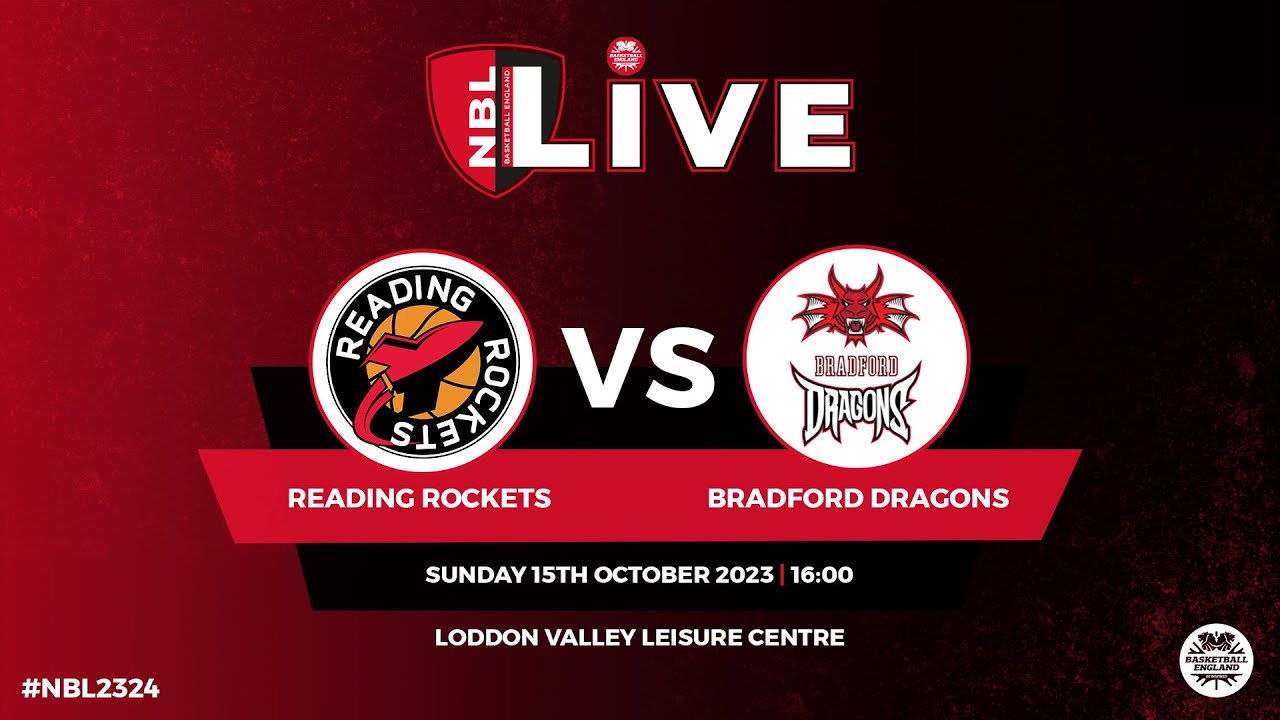 NBL1: Reading Rockets v Bradford Dragons - 15.10.23