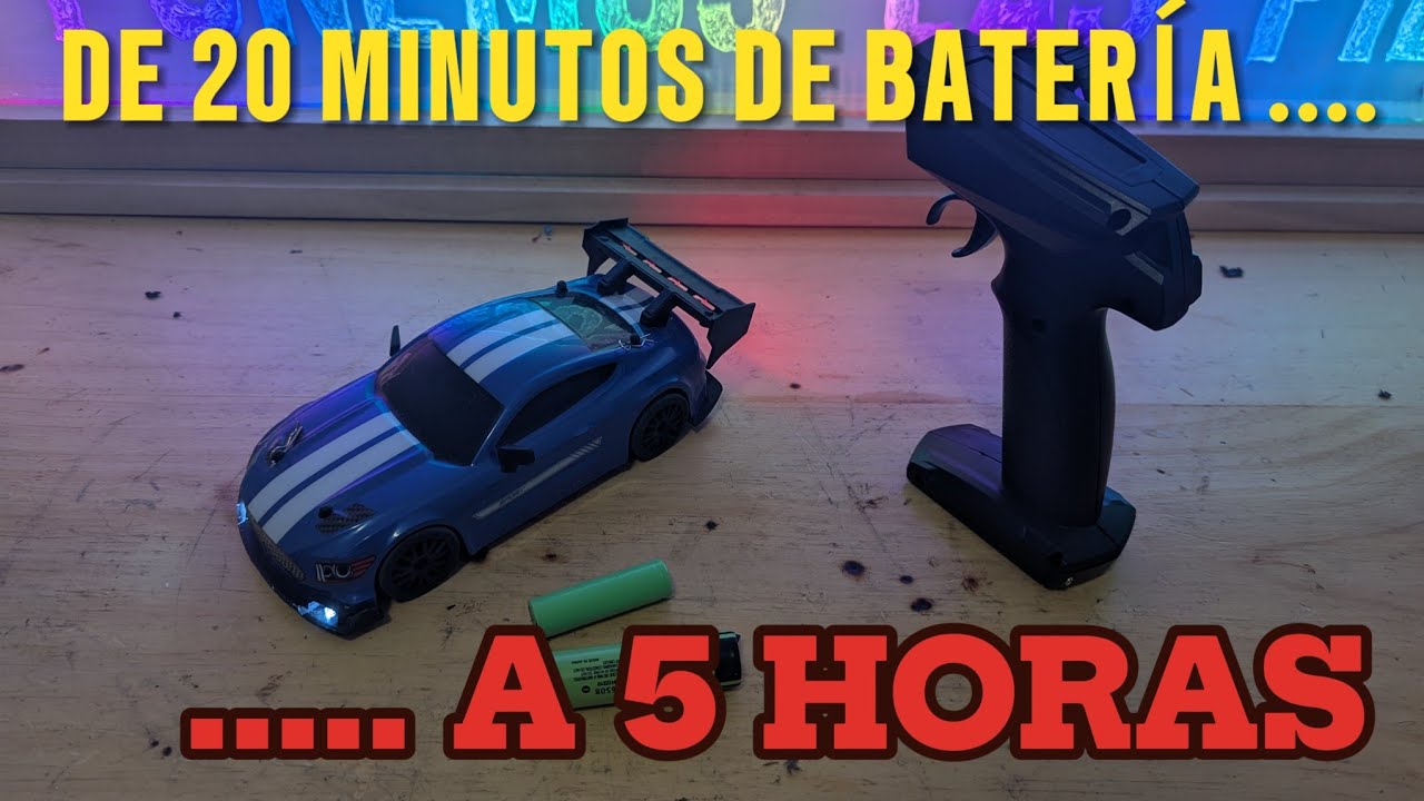 Hago que dure 5 HORAS la batería de un coche radiocontrol RC !!!!