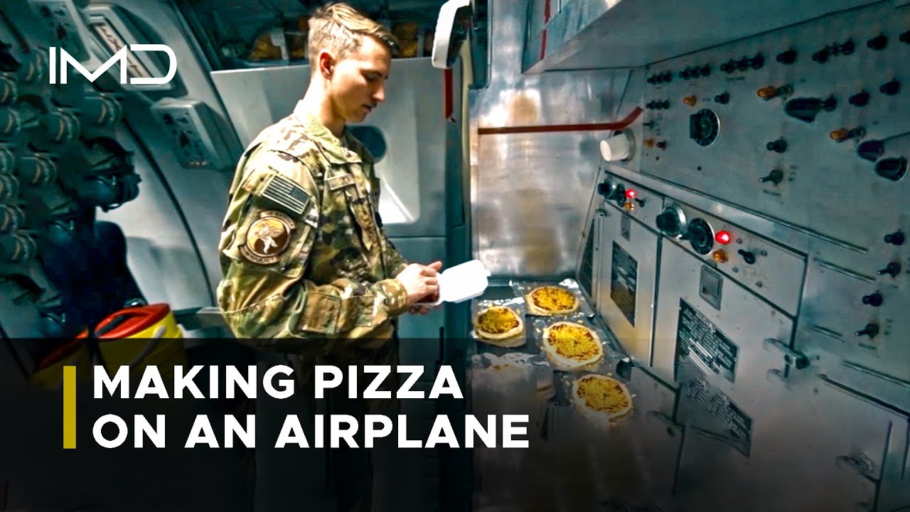Cooking Pizza Aboard a US Air Force Aircraft....!
