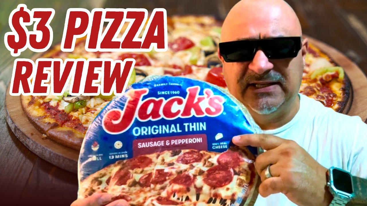 Обзор бюджетной замороженной пиццы &ndash; дегустация пиццы от Jack&rsquo;s 🍕#budgetmeals #pizzareview #froze...