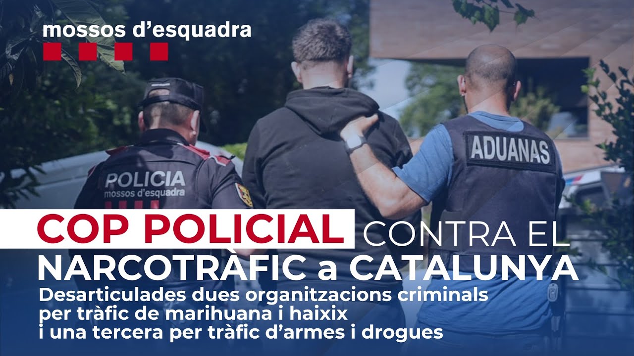 Roda de premsa - Cop policial contra el narcotràfic a Catalunya