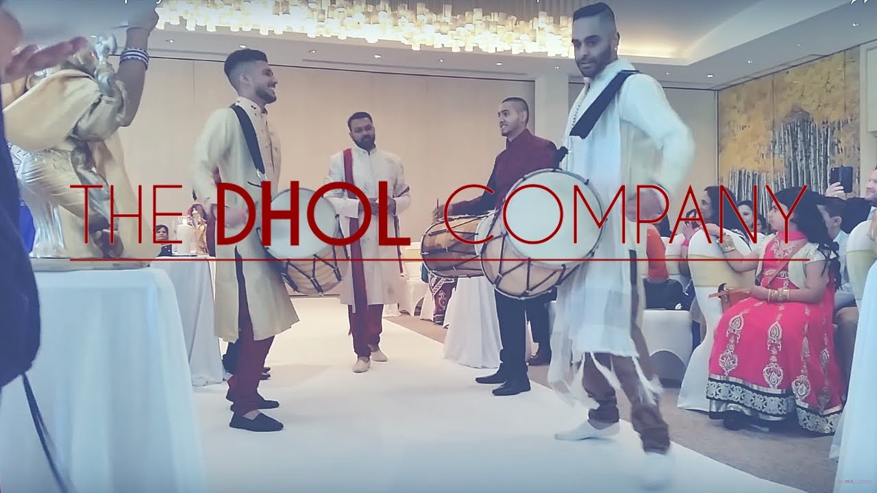 The DHOL Company  |  Groom's Entrance  |  4 x Dhol Drummers  |  The Grove