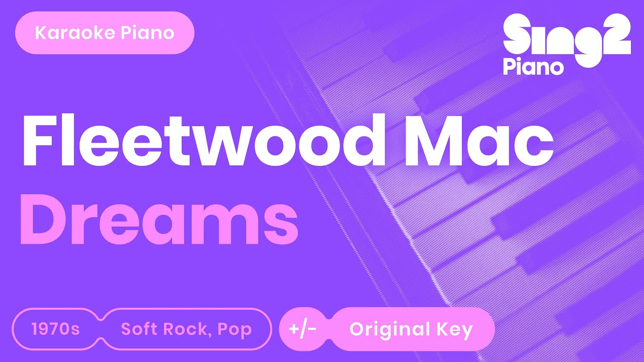 Fleetwood Mac - Dreams (Piano Karaoke)