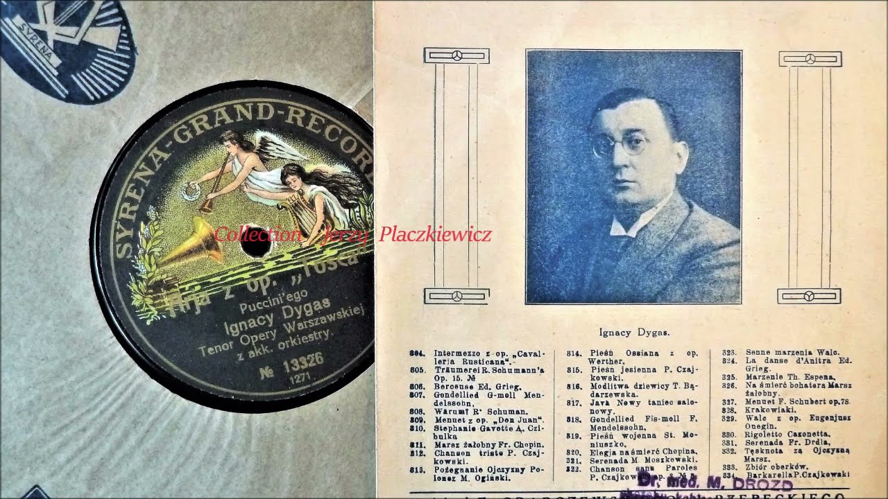 Ignacy Dygas in Polish: Puccini - TOSCA, 