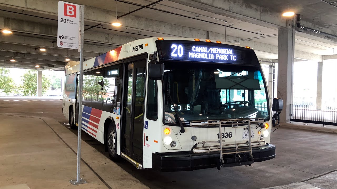Riding Houston METRO Bus 20, Uptown to Downtown Houston