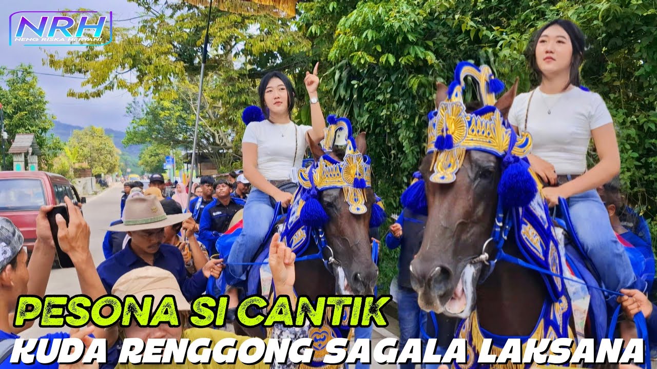 Pesona si Cantik naik KUDA RENGGONG Mahessa Bintang Sagala Laksana | CIBULAN - Ayun Puntang