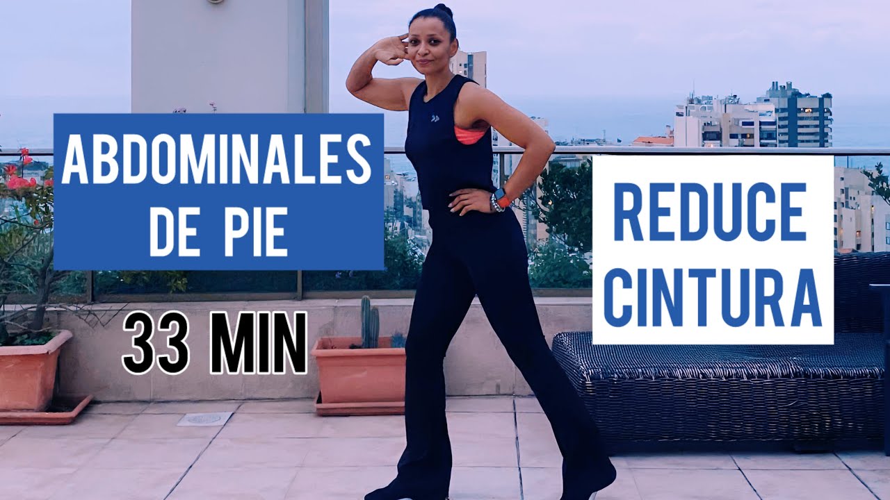 Ejercicios Para QUEMAR GRASA del ABDOMEN y Reducir CINTURA | Sin IMPACTO | 33 MIN