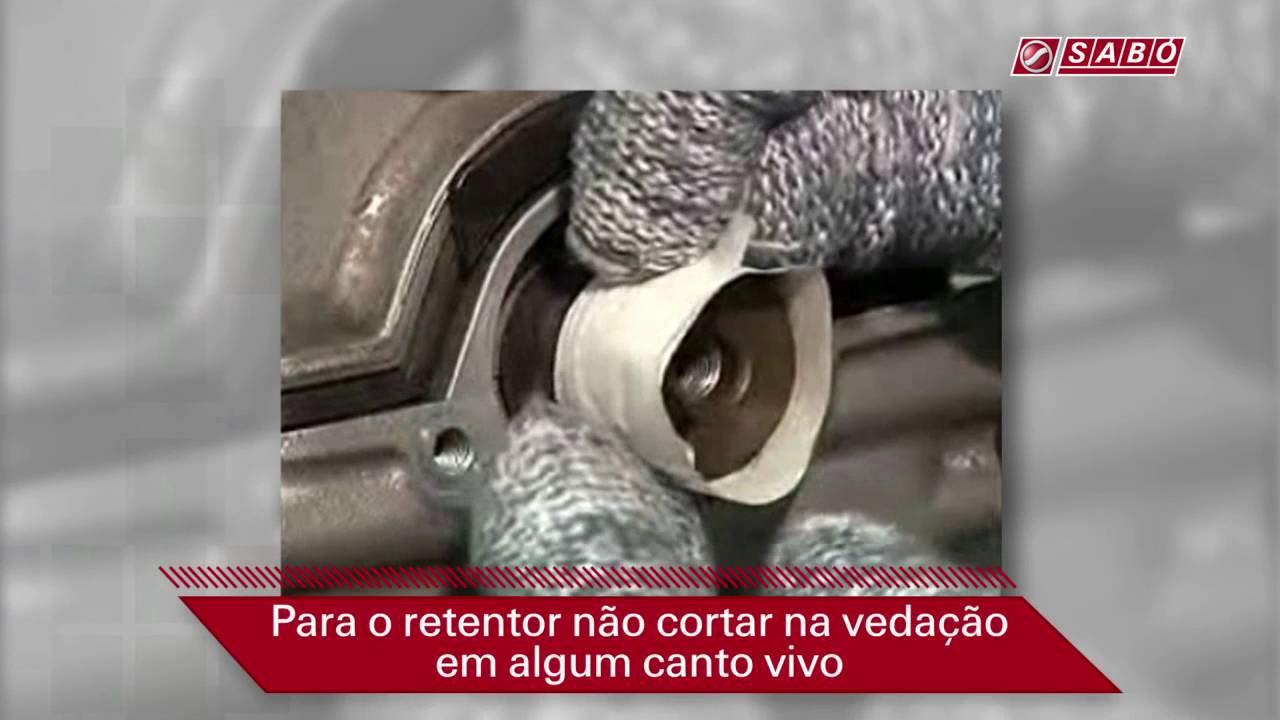 SAB&Oacute; - Montagem de retentor de motor