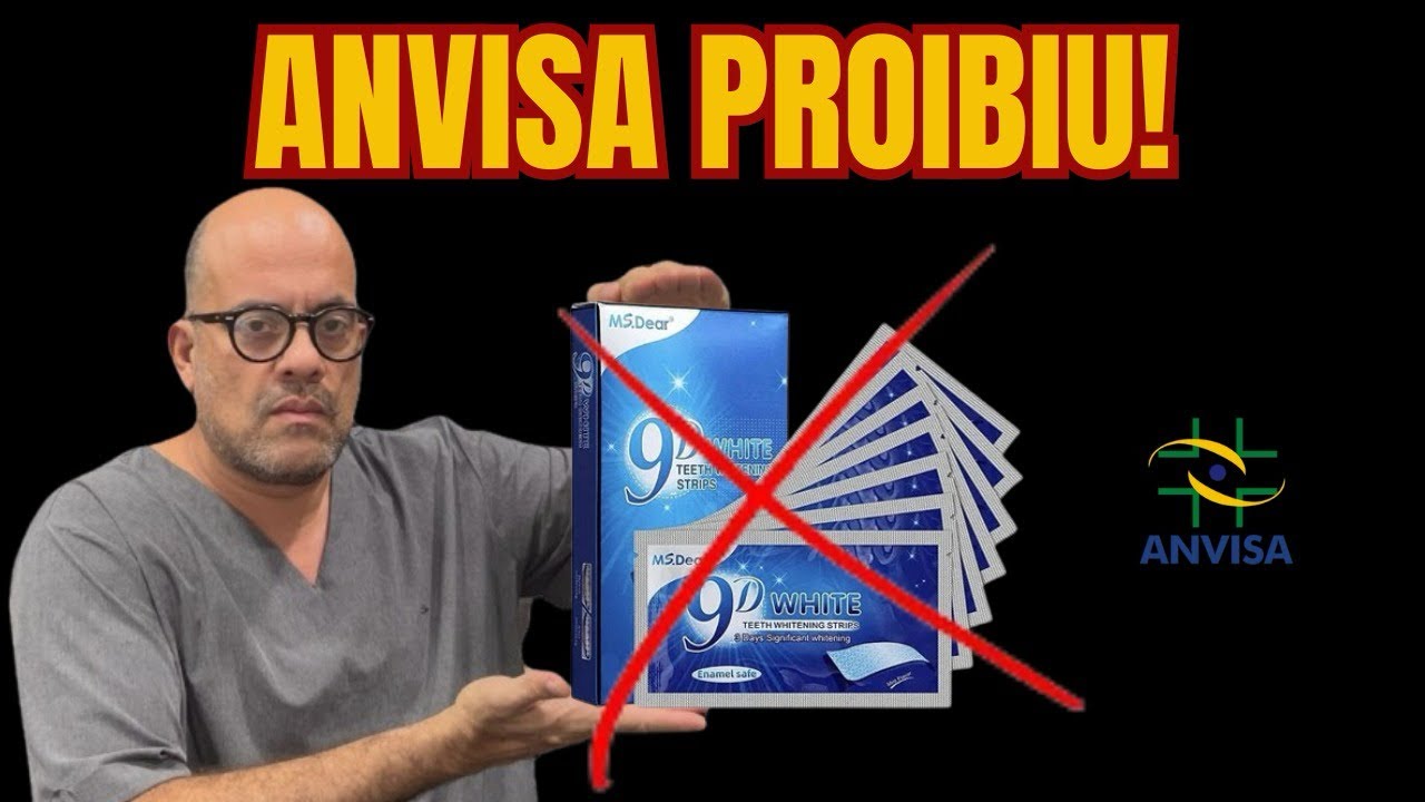 Clareamento dental em casa: por que a Anvisa proibiu essas fitas?