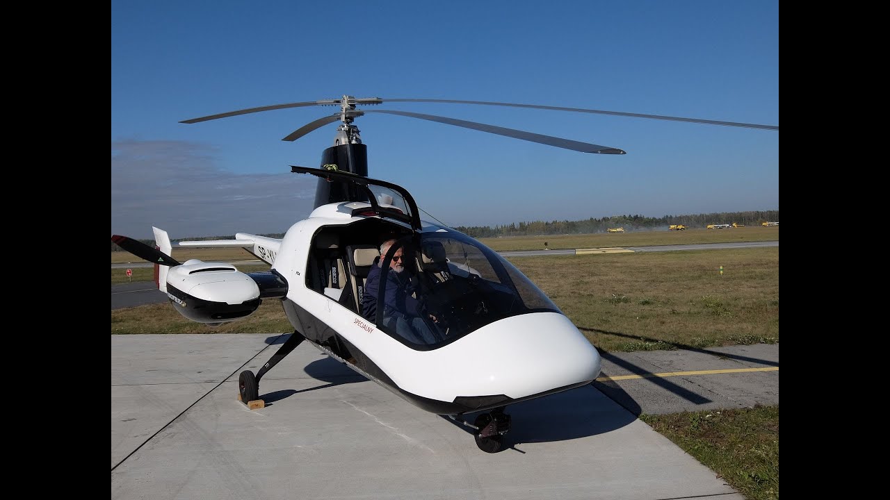 Четырехместный двухмоторный двухроторный автожир Fusioncopter FC4 и новости о гироскопах