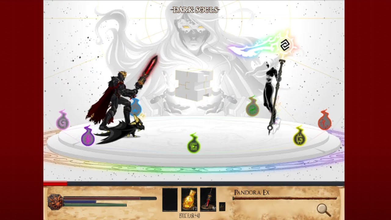 DragonFable | DeathKnight vs Pandora EX