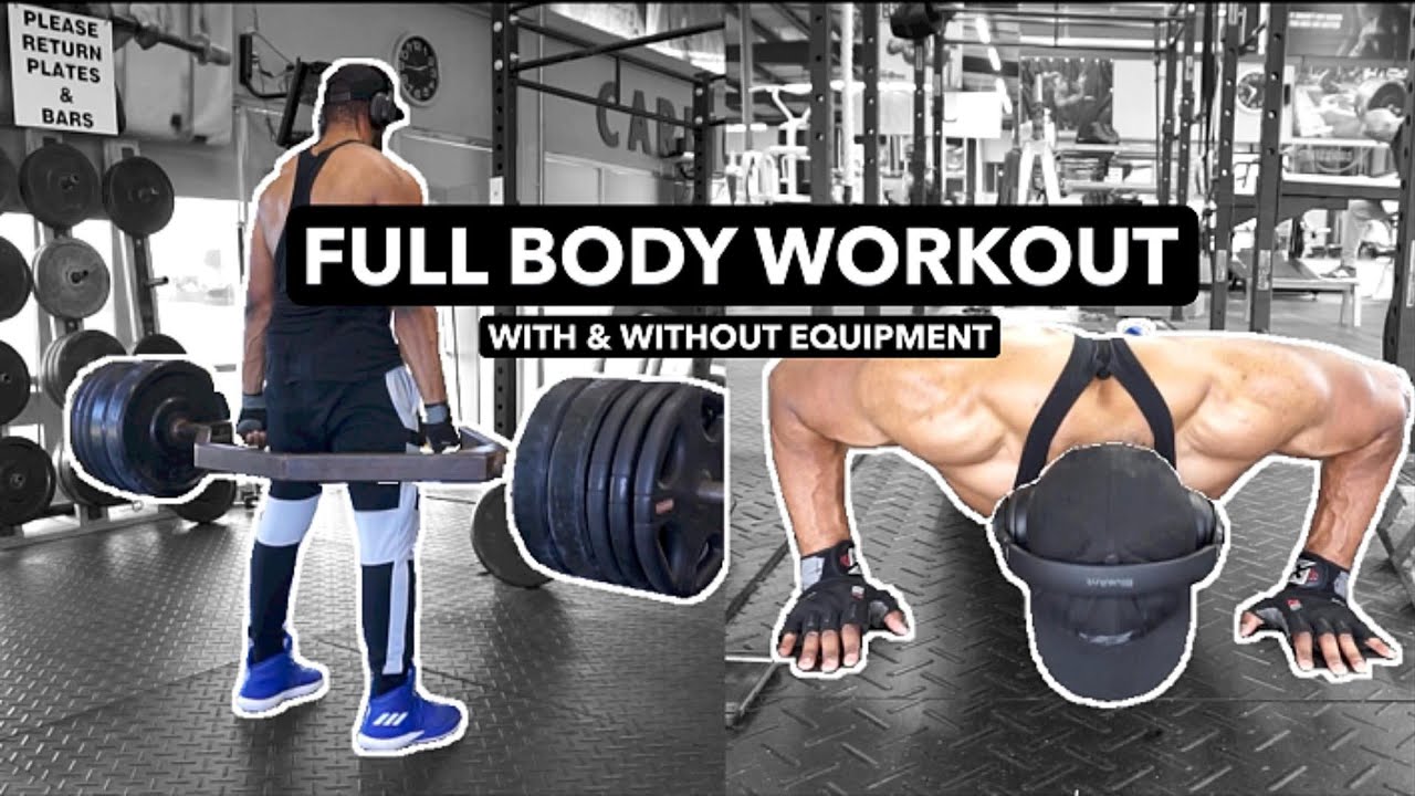 FULL BODY WORKOUT | WITH & WITHOUT WEIGHTS