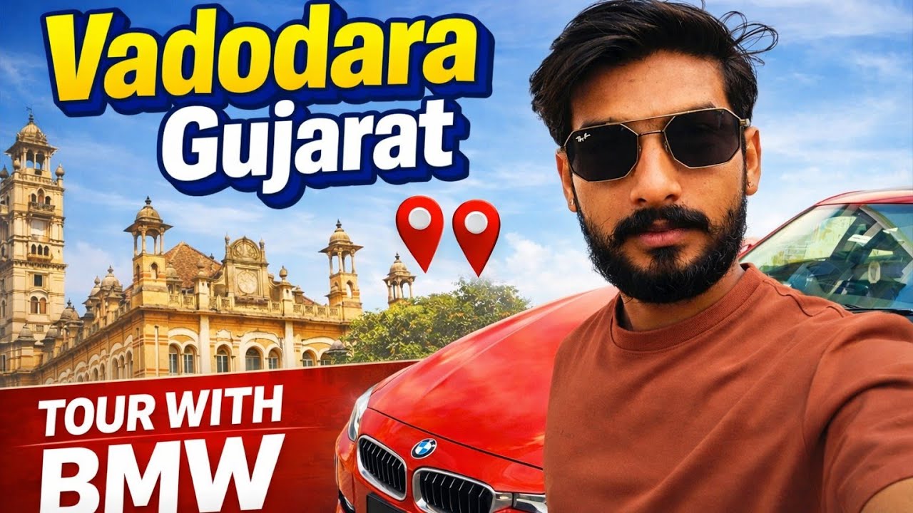 Luxury BMW Me Vadodara Tour 🔥 Palace, Roads aur Royal Life Dekhkar Hairaan Reh Gaya!”
