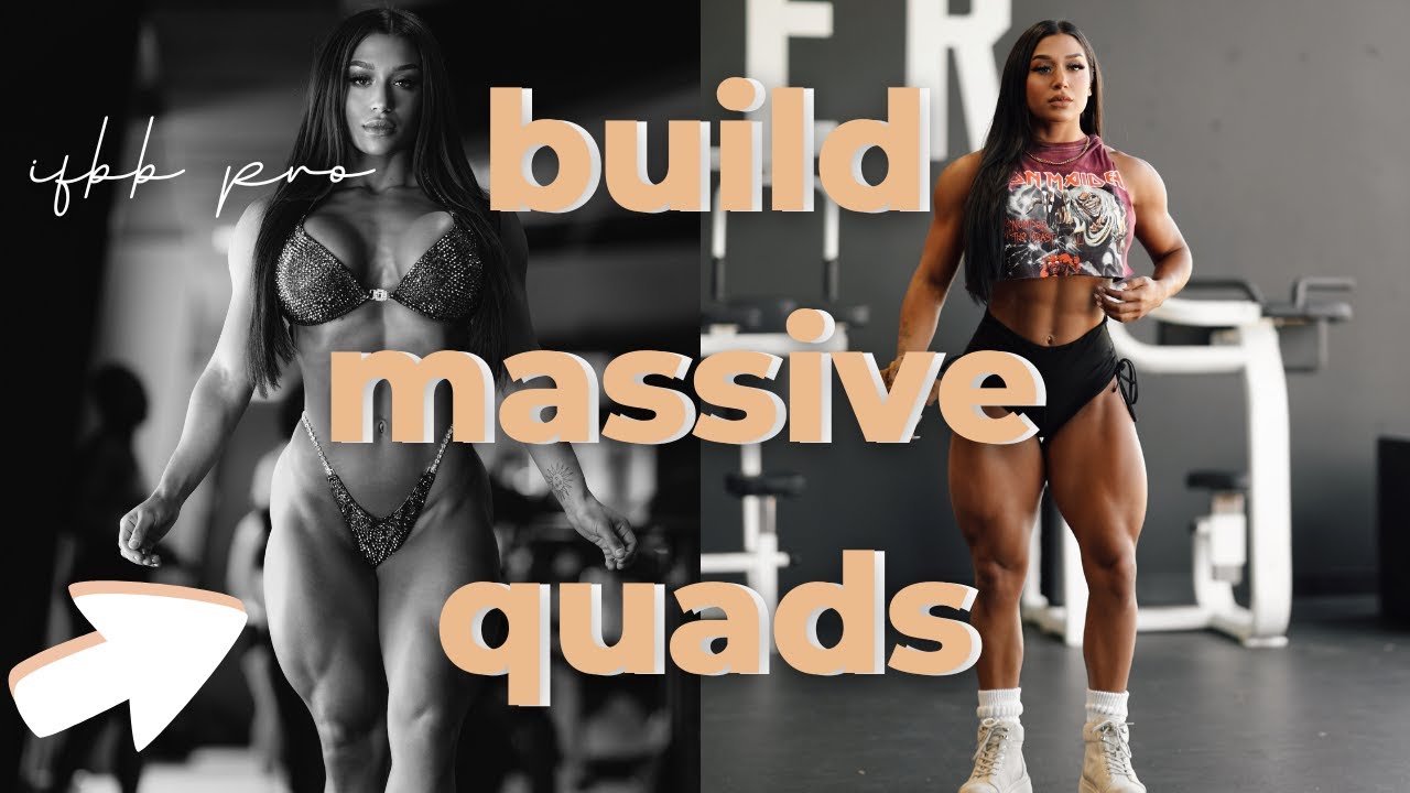 Exercises To Build BIG Quads | IFBB Wellness Pro Leg Workout