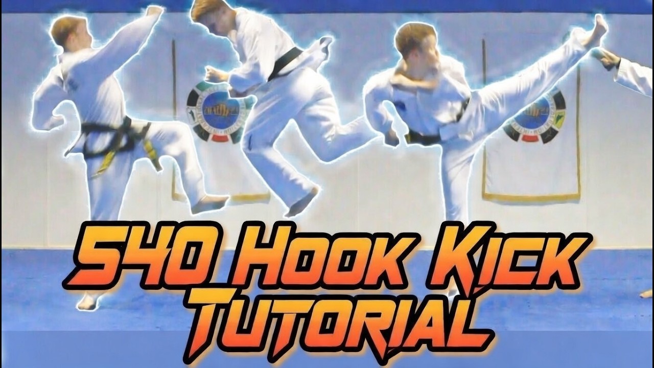 Учебное пособие по тхэквондо 540 Hook Kick (чит 720) | GNT How to